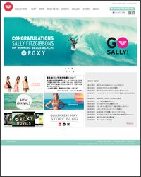 クイックシルバー（quiksilver）ホームページ