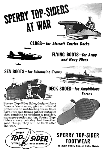 Sperry Top-Siders at War 1944