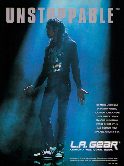 Michael Jackson x L.A. Gear "Unstoppable" (1990)