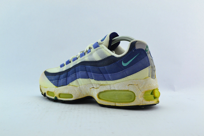 Nike Air Max 95 White/New-Green/Blue-Slate 1995