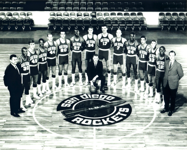 via San Diego Rockets NBA (1967-1968)