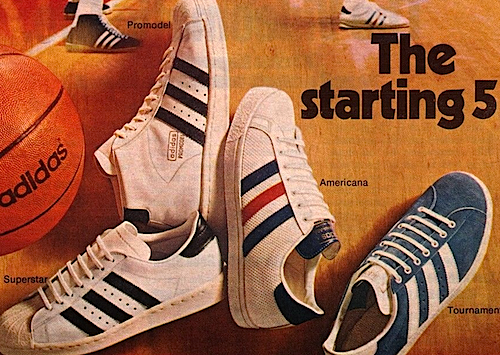 "The starting 5" adidas basketball shoes