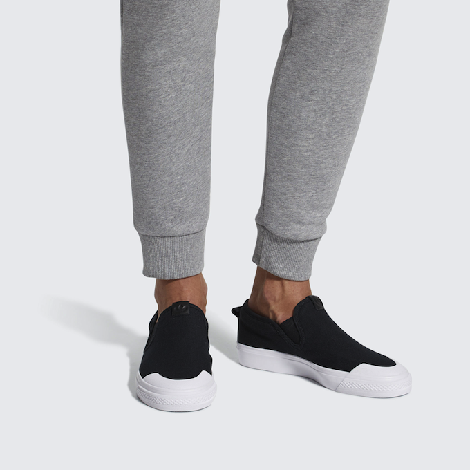 adidas Nizza Slip-on (core black / ftwr white)