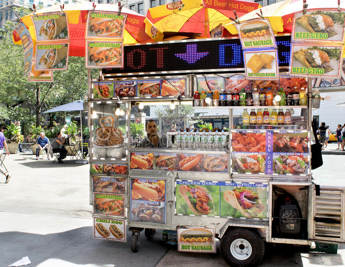 Food Cart in New York City