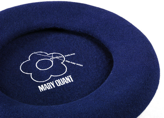 Mary Quant Navy wool beret (1966 designed /1973 made)
