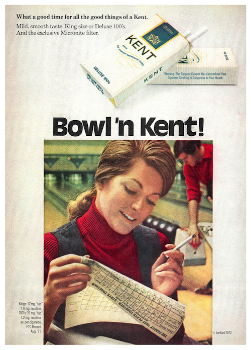 Kent print ad (1972)