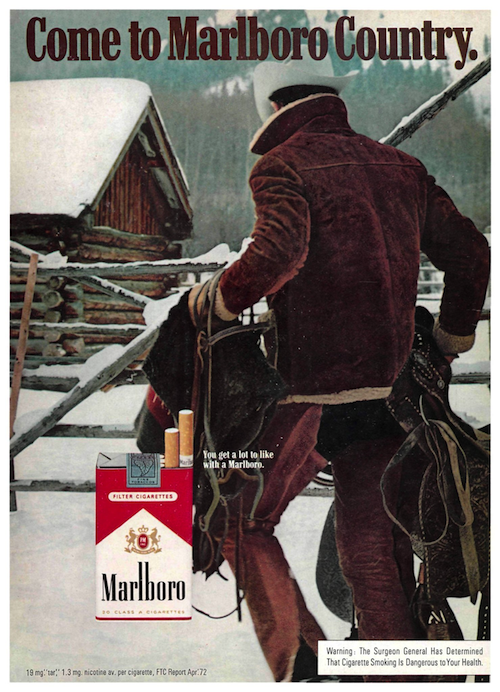Marlboro print ad (1972)