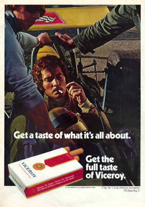 Viceroy print ad (1972)