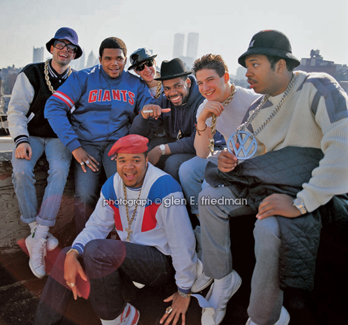 Run DMC and Beastie Boys, NYC (c 1988)