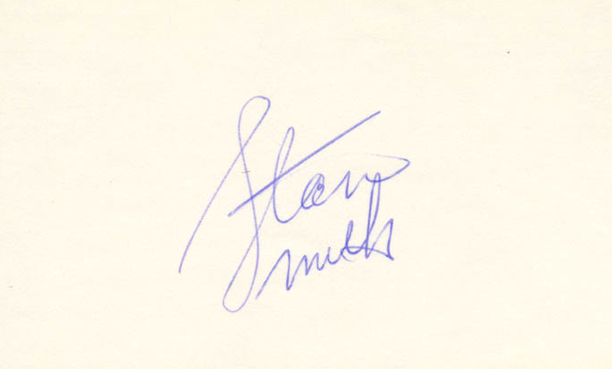 STAN (STANLEY ROGER) SMITH - AUTOGRAPH