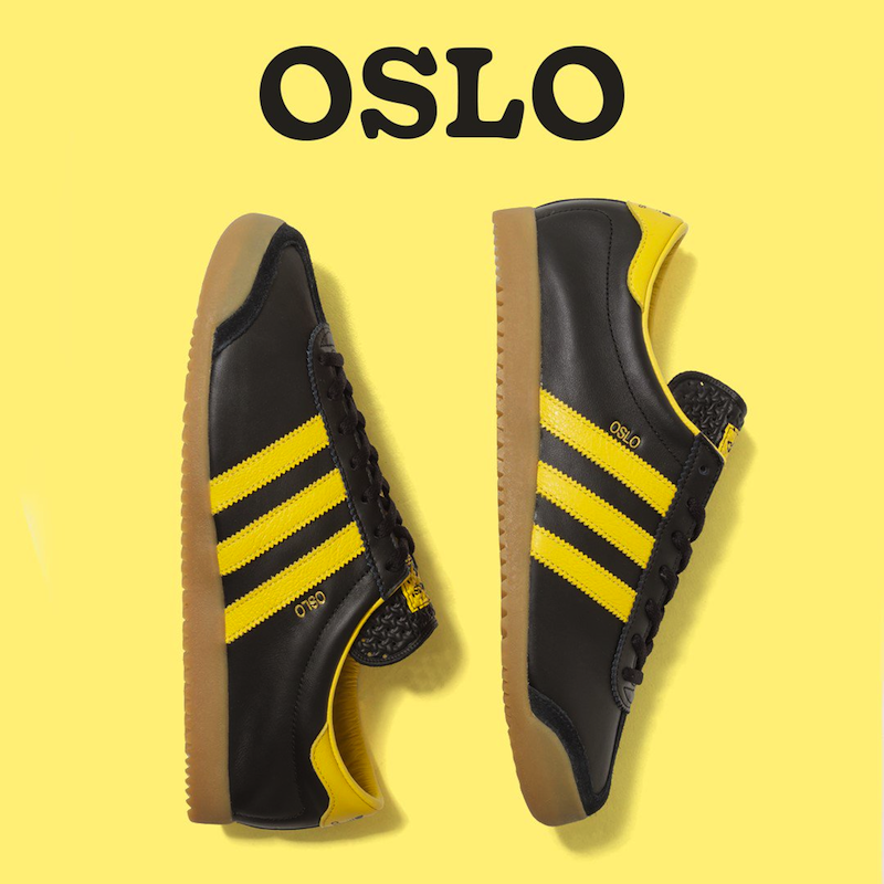 adidas Oslo (Core Black / Active Gold / Gum)